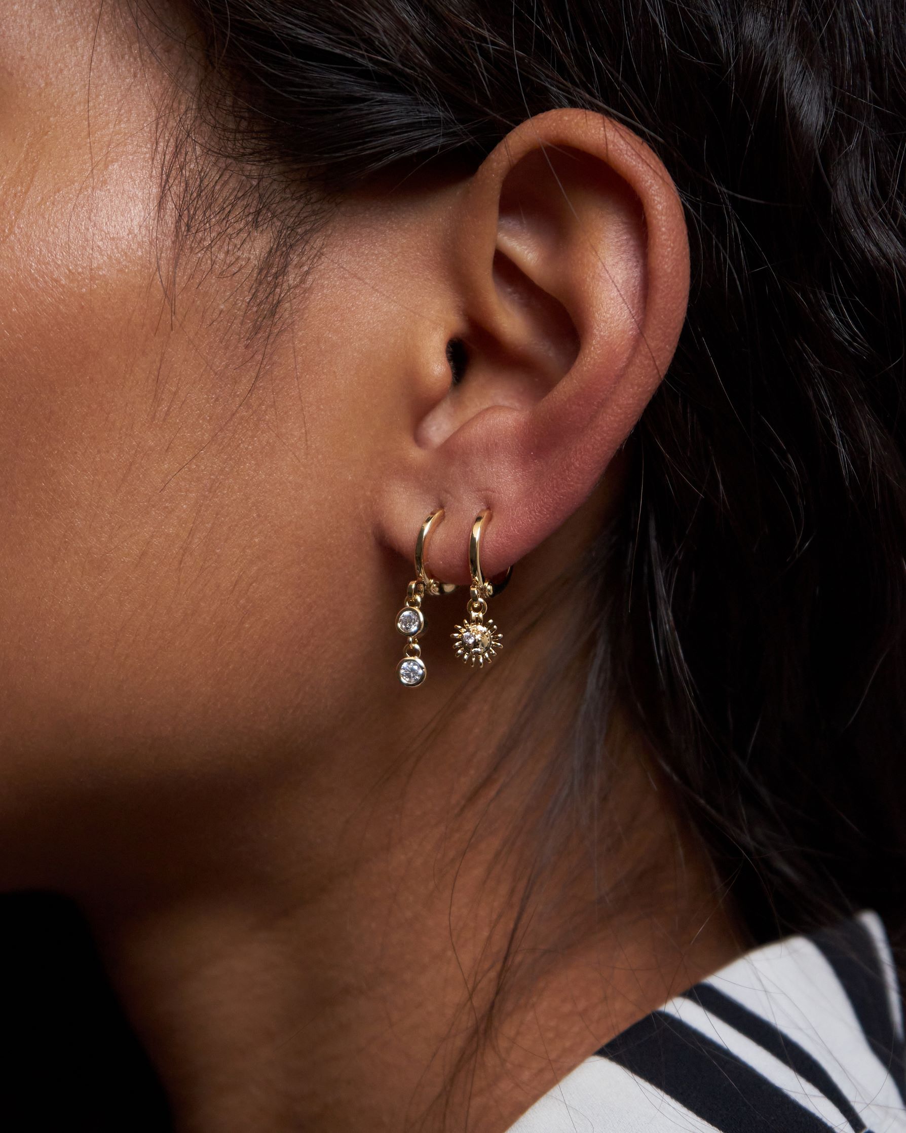 Highlight Gold-plated earrings