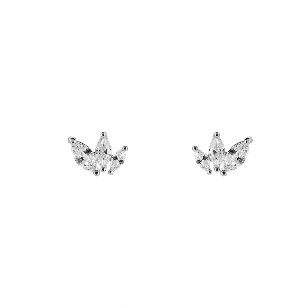 Lily Plated Earrings Color Edition