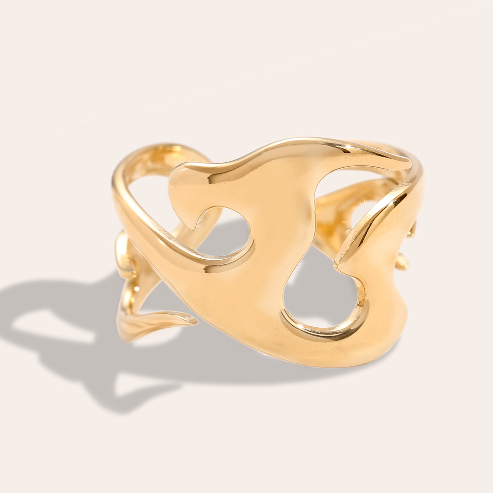  Magical Fomular Edelstahl Ring     