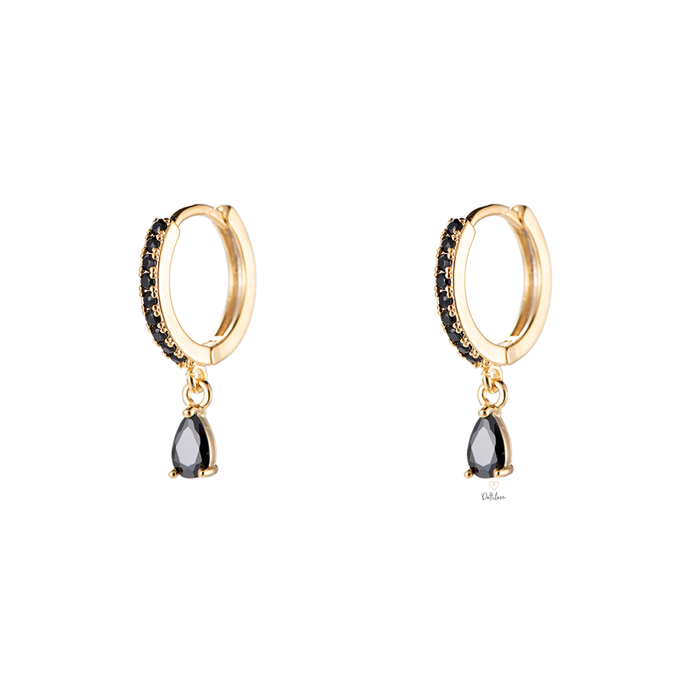 Water Drop Plated Earring Color Edition