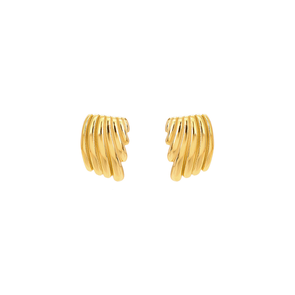 Golden Angle Swings stainless steel earrings   