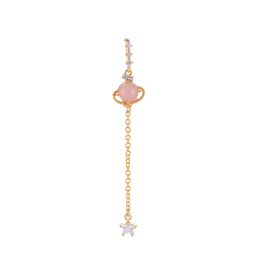 Universe gold-plated earring