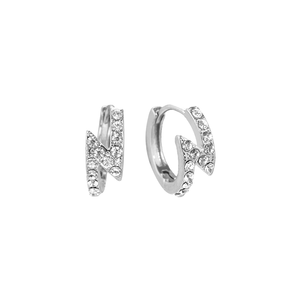 Z Style Diamond stainless steel earrings 