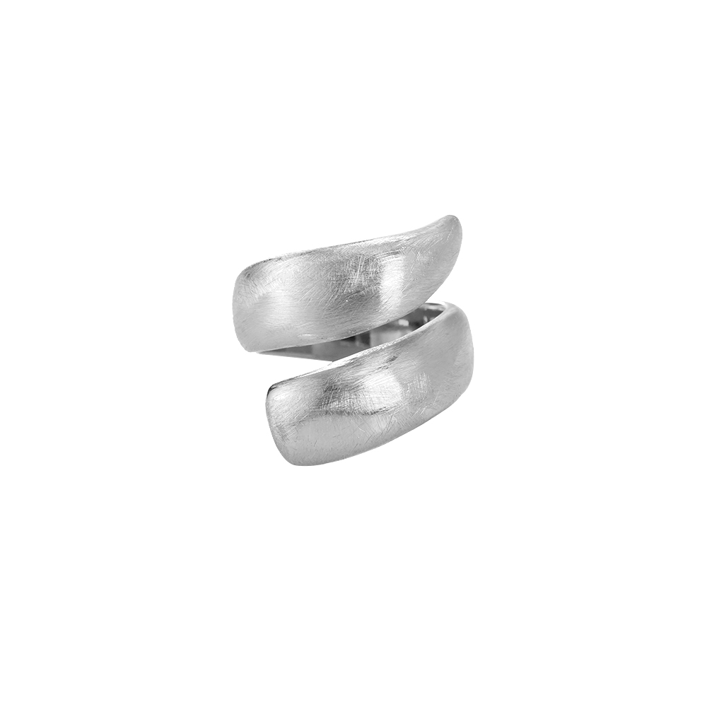 Matte Never The Same Twine stainless steel ring    