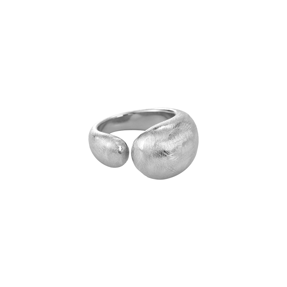 Matte Big Hug stainless steel ring    