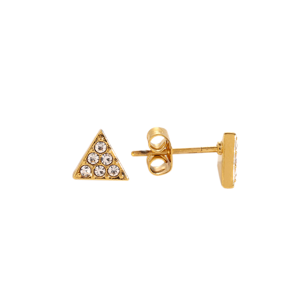 Pyrami Diamond stainless steel earrings      