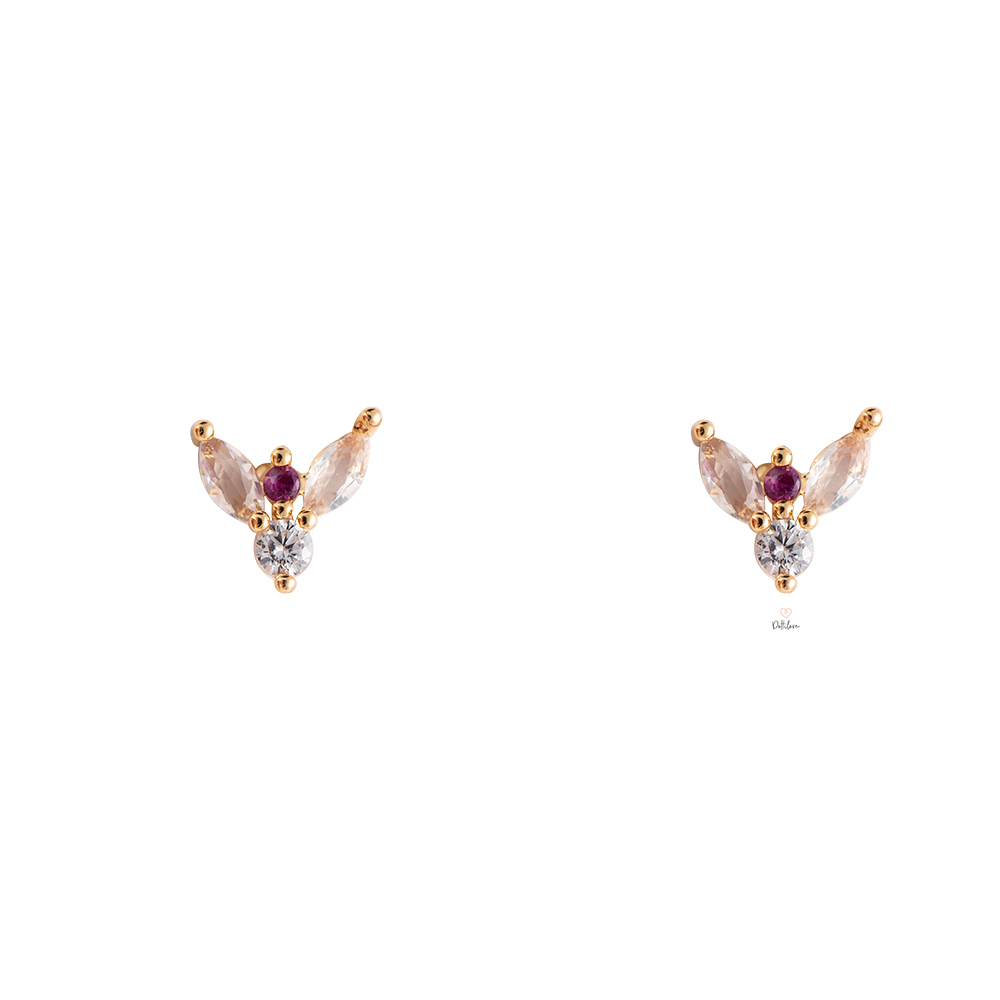 Lexi Gold-plated Earrings Colour Edition