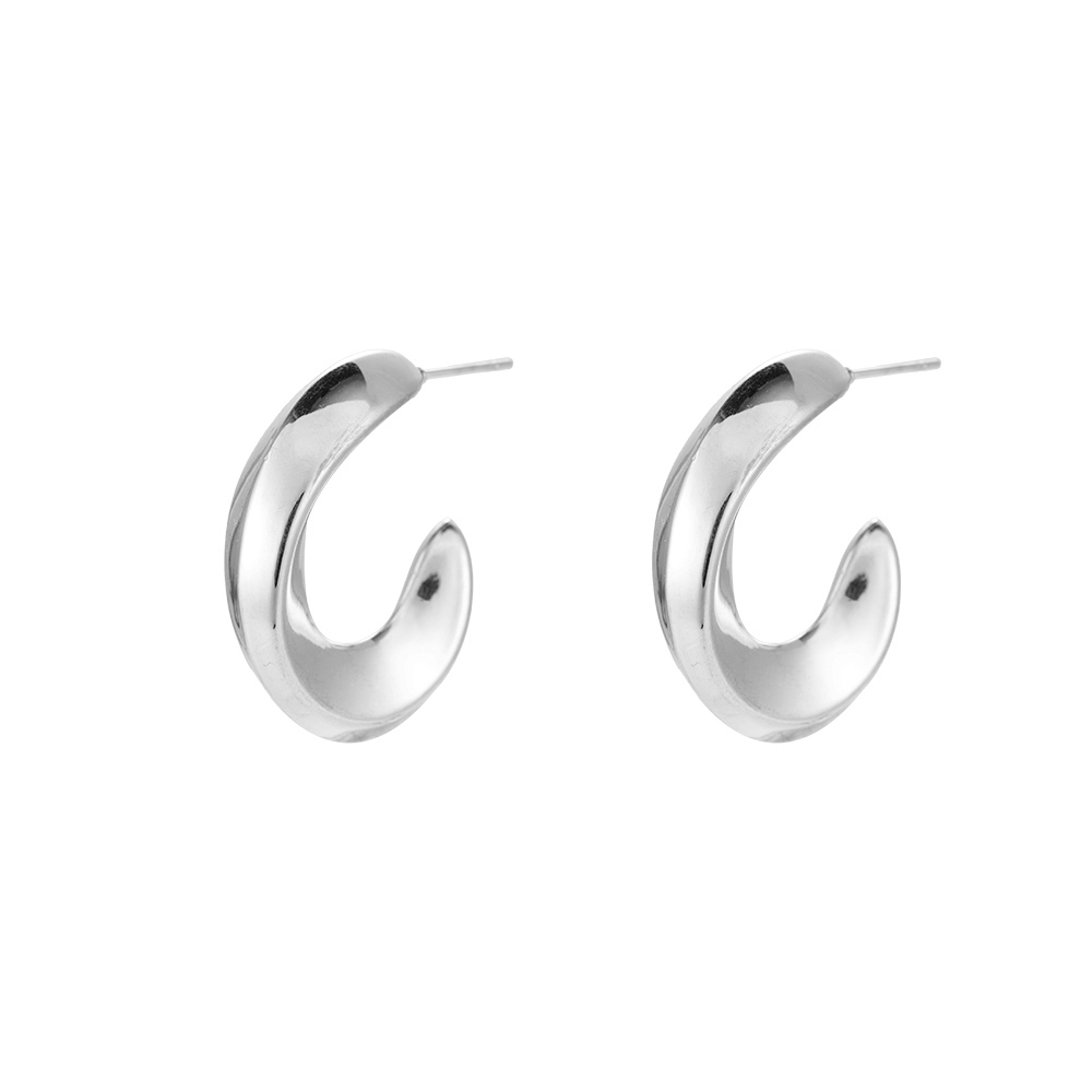 Big Autumn 3.2 cm Stainless Steel Earring