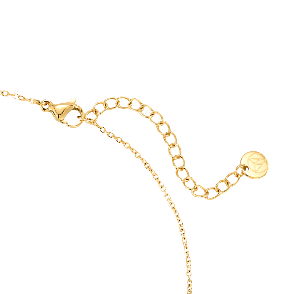  17cm Gold Plate Simple Chain Edelstahl Armkette    