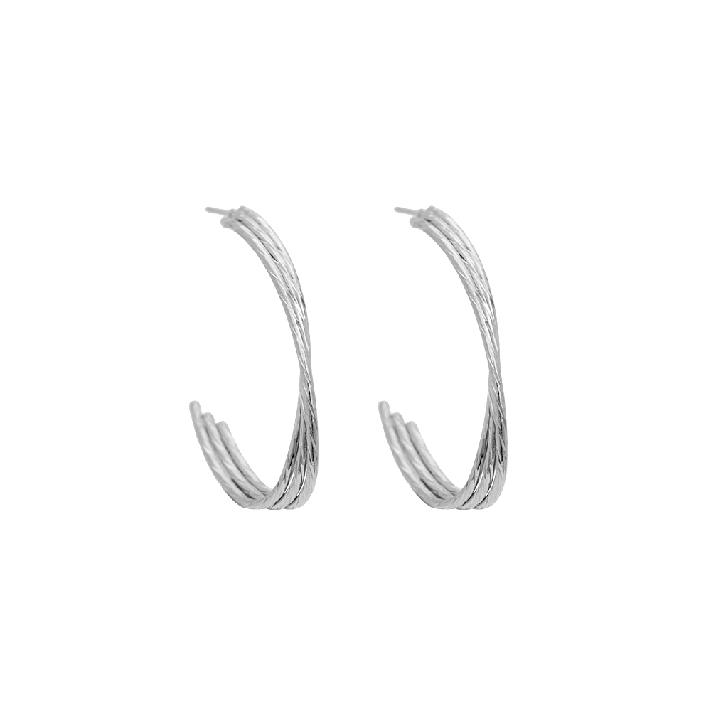 Shine U Eyes stainless steel earrings  