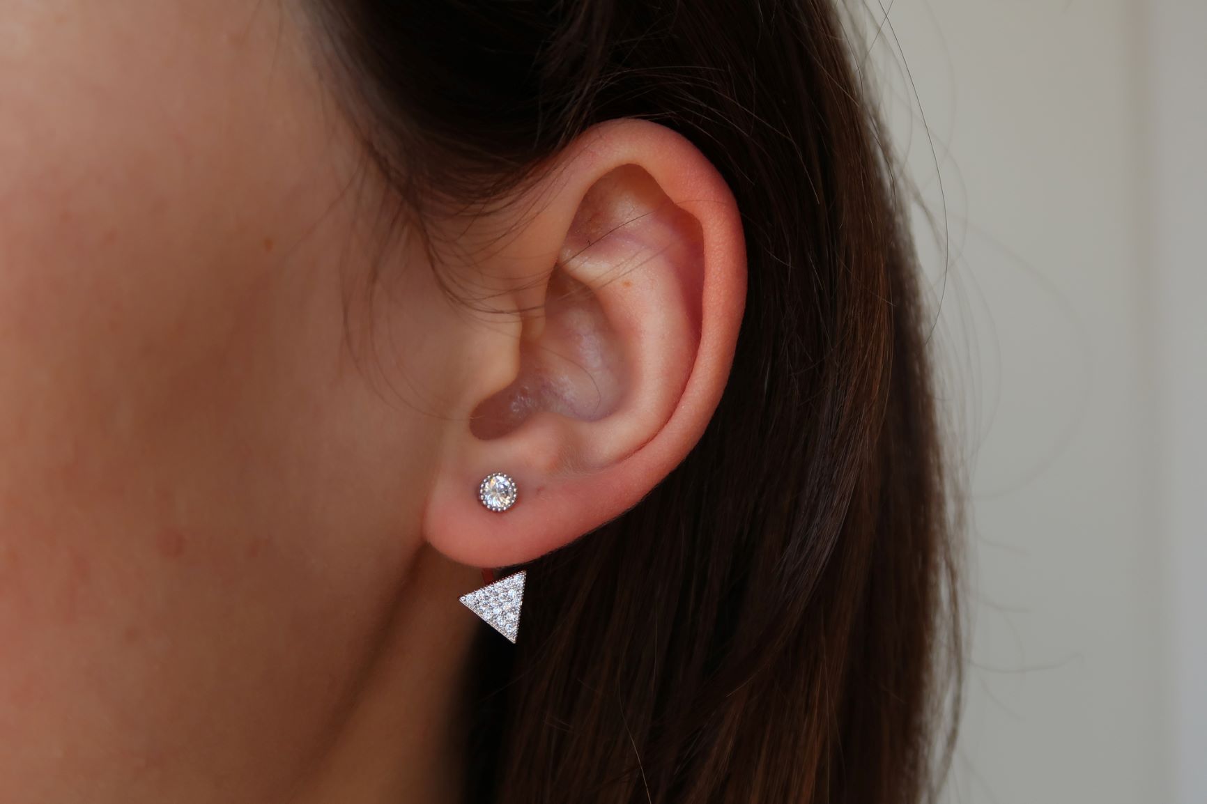 Triangle Myth Plated Earring